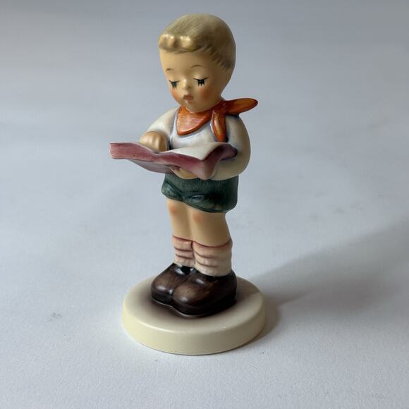 HUMMEL FIGURINE #2087/B "Honor Student" Boy with Book Original Certificate T90 - Picture 2 of 8